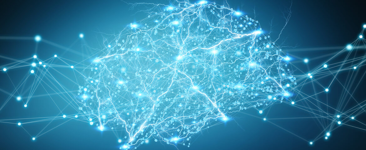 Human brain digital x-ray 3D rendering